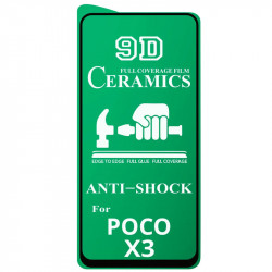 Защитная пленка Ceramics 9D (без упак.) для Xiaomi Redmi K30/Poco X3 NFC/Poco X3/Mi 10T/Mi 10T Pro