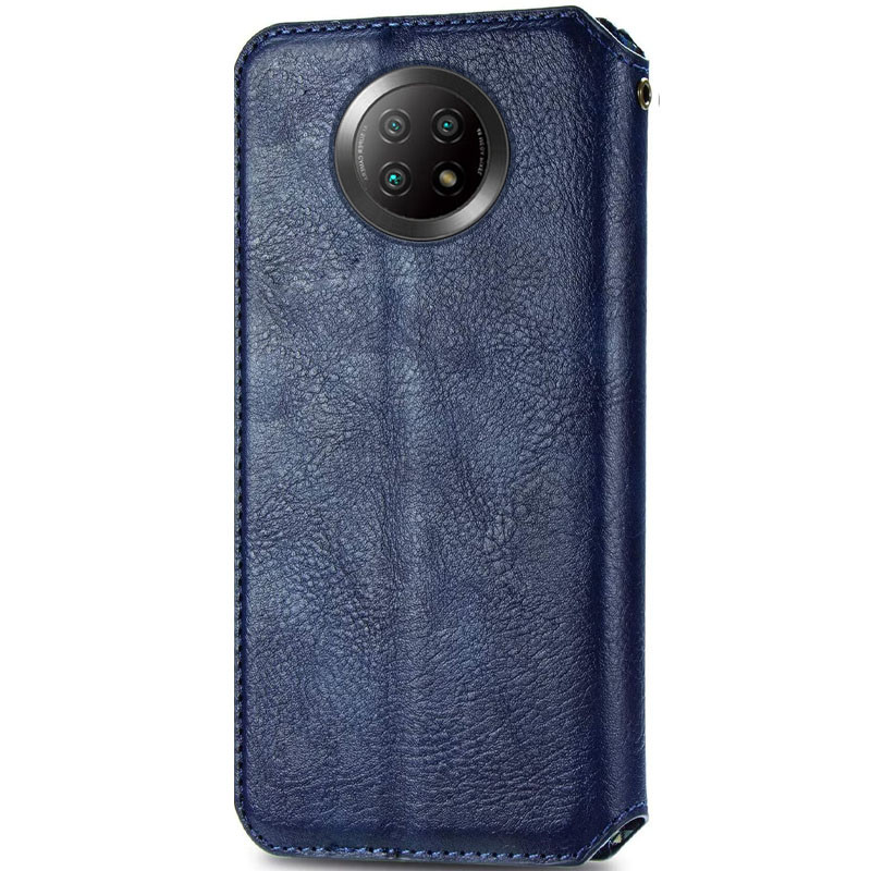 Кожаный чехол книжка GETMAN Cubic (PU) для Xiaomi Redmi Note 9 5G / Note 9T | на картинке №3