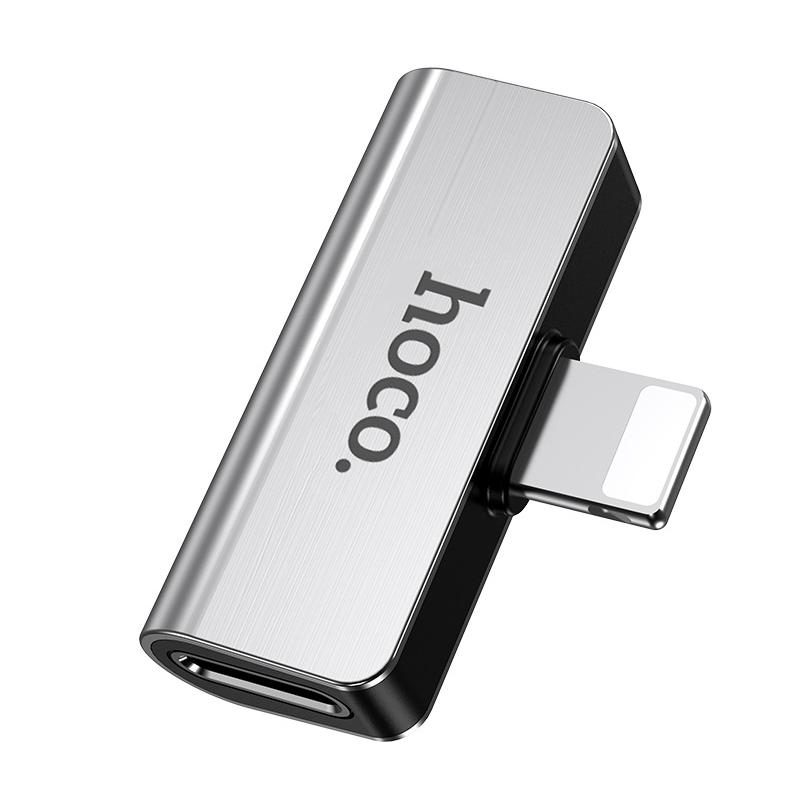Перехідник Hoco LS24 Lightning to lightning audio/lightning на малюнкі №3