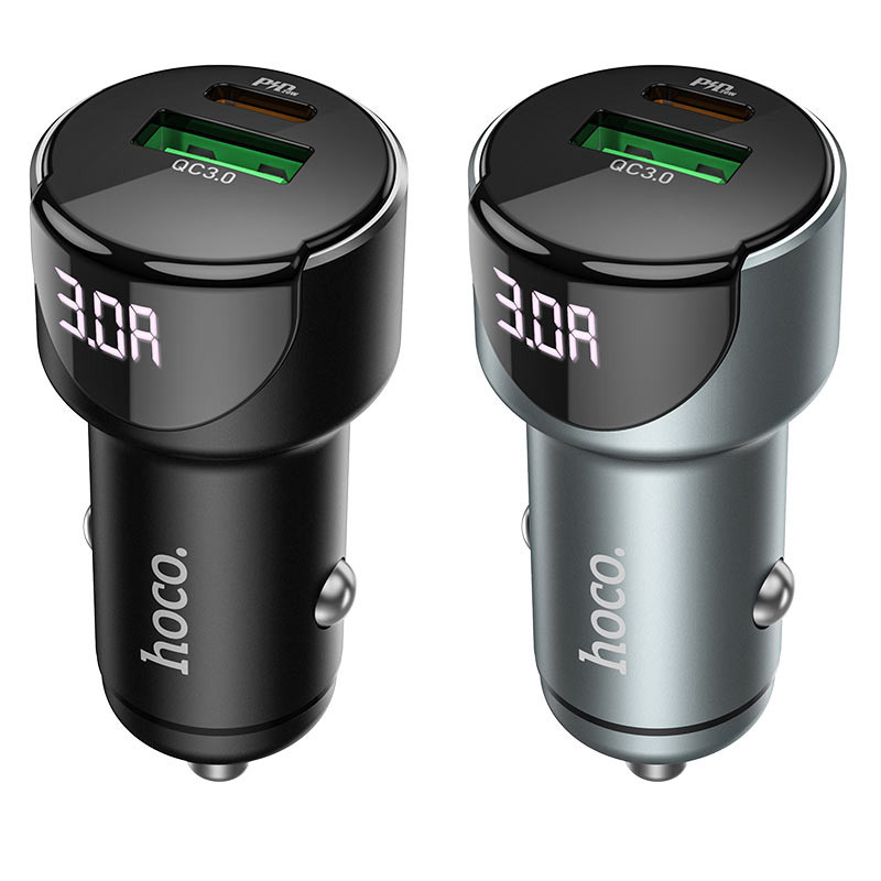 АЗП Hoco Z42 PD 20W + QC3.0 (1USB/3A), купити оптом з доставкою