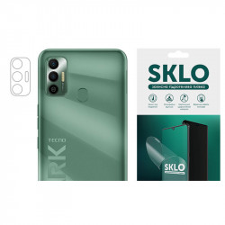 Захисна гідрогелева плівка SKLO (на камеру) 4шт. для TECNO Spark 7