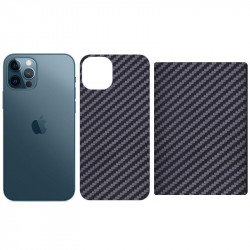 Захисна плівка SKLO Back (тил) Carbon (тех.пак) для Apple iPhone 13 (6.1")