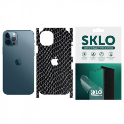 Защитная пленка SKLO Back (тыл+грани+лого) Snake для Apple iPhone 11 Pro (5.8")