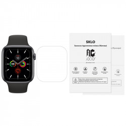 Защитная гидрогелевая пленка SKLO (экран) 4шт. (тех.пак) для Apple Watch Series 7/8 41mm