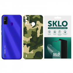 Захисна плівка SKLO Back (тил) Camo для TECNO Camon 17