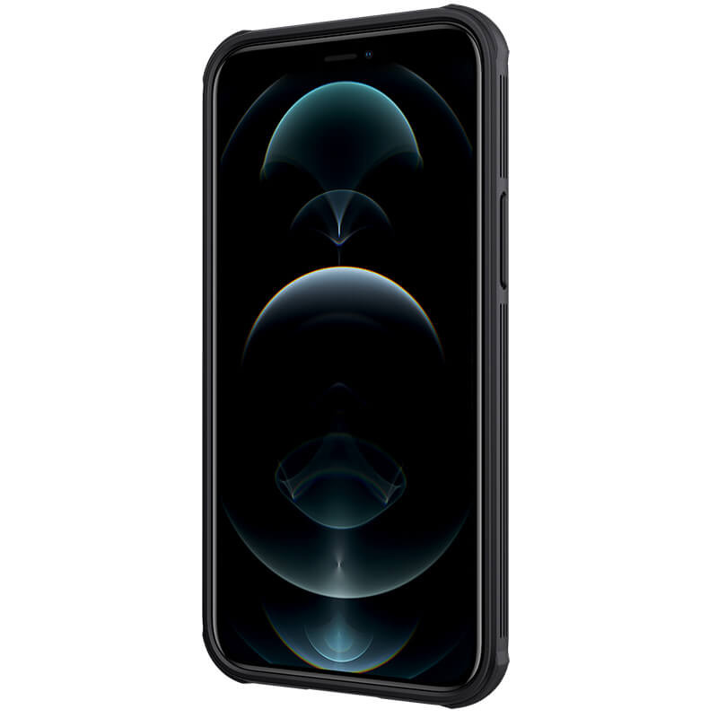 Карбонова накладка Nillkin CamShield Pro для Apple iPhone 13 / 14 (6.1"), Black 4, Пластик, купити оптом з доставкою