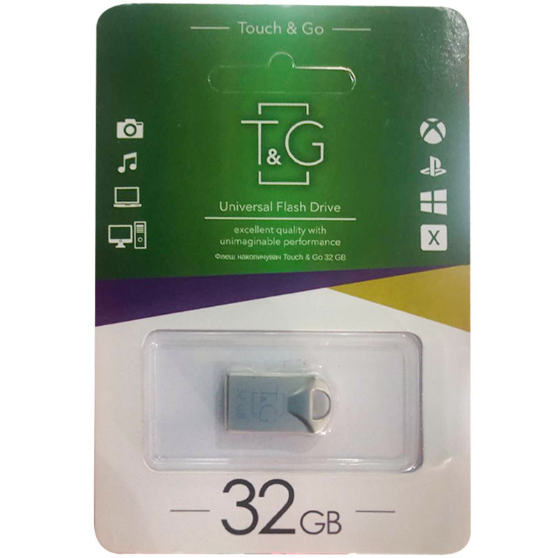 Флеш-драйв USB 3.0 Flash Drive T&G 106 Metal Series 32GB на малюнкі №1
