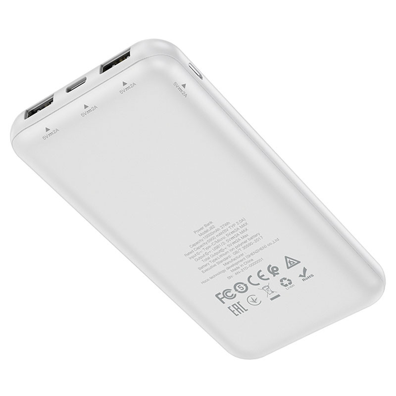 Портативний зарядний пристрій Power Bank Hoco J82 Easylink 10000 mAh дивитися фото №2