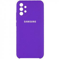 Уцінка Чохол Silicone Cover Full Camera (AAA) для Samsung Galaxy A72 4G / A72 5G