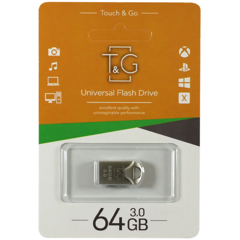 Флеш-накопитель T&G 106 Metal Series USB 3.0 — 64GB, купить оптом с доставкой
