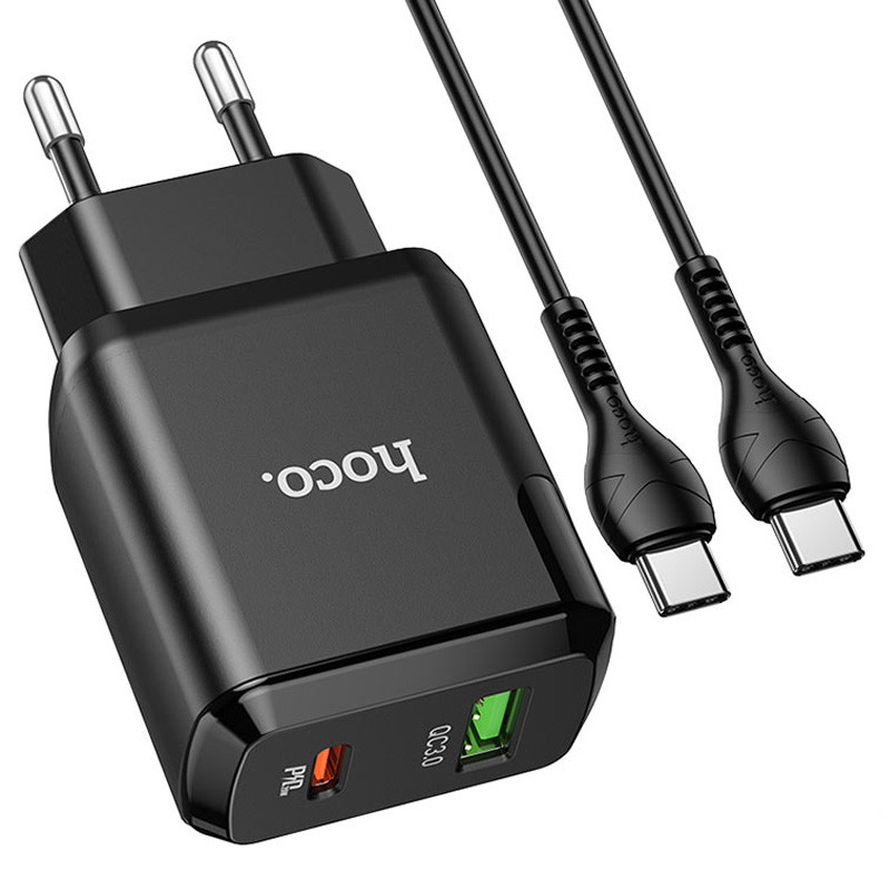 МЗП Hoco N5 Favor 20W PD+QC3.0 Type-C to Type-C дивитися фото №1
