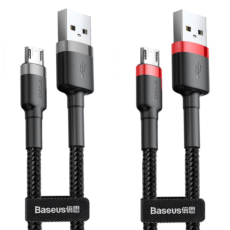 Дата кабель Baseus Cafule USB to MicroUSB Cable 1.5A (2m) (CAMKLF-C), купить оптом с доставкой