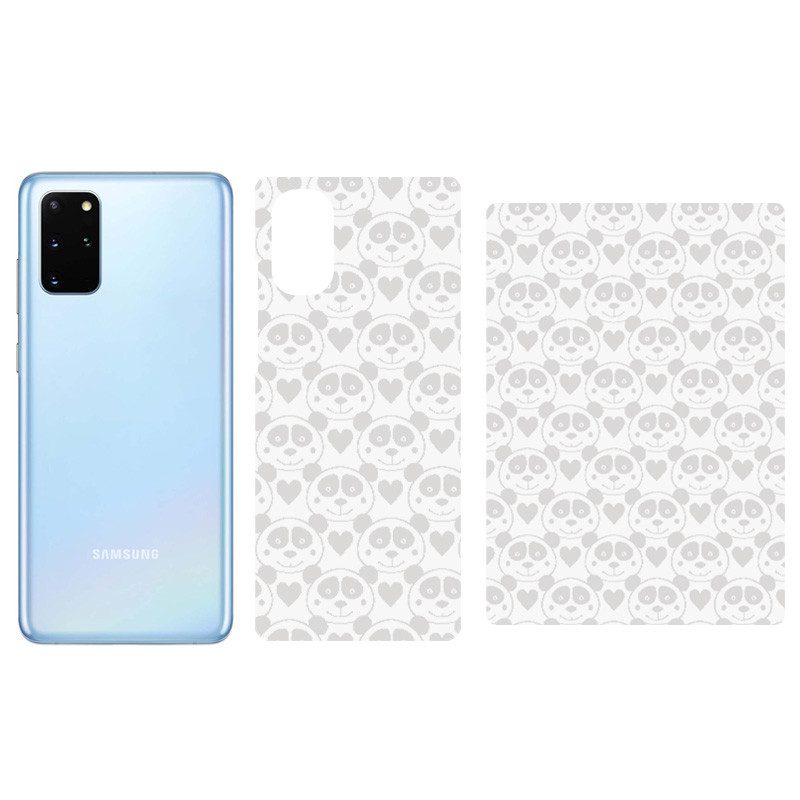 Защитная пленка SKLO Back (тыл) Transp. (тех.пак) для Samsung Galaxy M51, Прозрачный / Панды, Бронированная пленка, купить оптом с доставкой