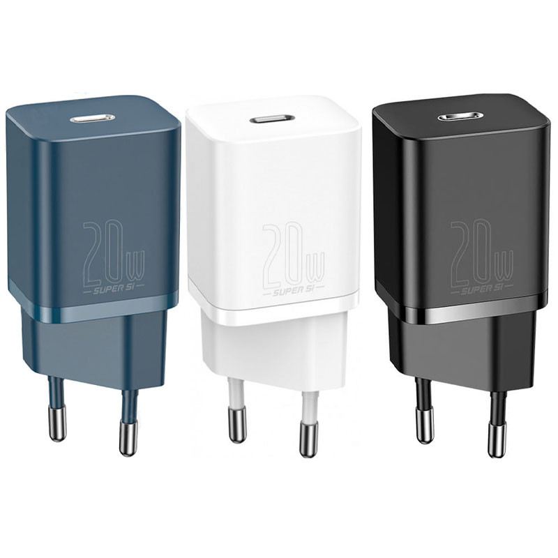 СЗУ Baseus Super Si Quick Charger 20W (1USB-C) (CCSUP-B), купить оптом с доставкой
