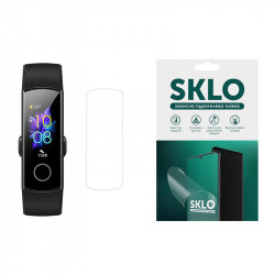 Защитная гидрогелевая пленка SKLO (экран) 4шт. для Honor Band 5