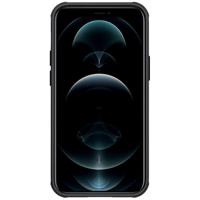 Карбонова накладка Nillkin CamShield Pro для Apple iPhone 13 / 14 (6.1"), Black 1, Пластик, купити оптом з доставкою