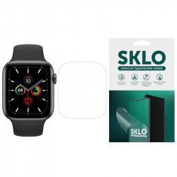Защитная гидрогелевая пленка SKLO (экран) 4шт. для Apple Watch Series 7/8/9 41mm