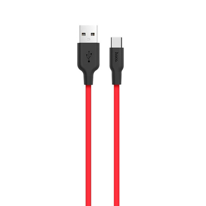 Дата кабель Hoco X21 Silicone Type-C Cable (1m), купить оптом с доставкой