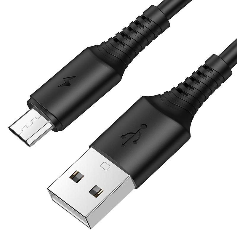 Дата кабель Borofone BX47 Coolway USB to MicroUSB (1m) дивитися фото №2