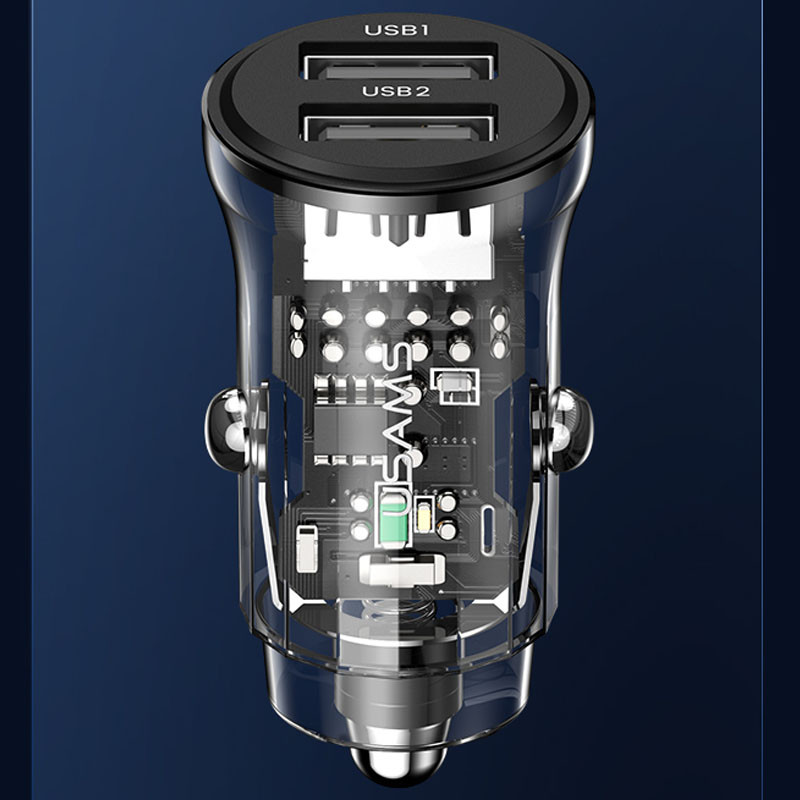 АЗП Usams US-CC162 C31 2 Ports A+A дивитися фото №2