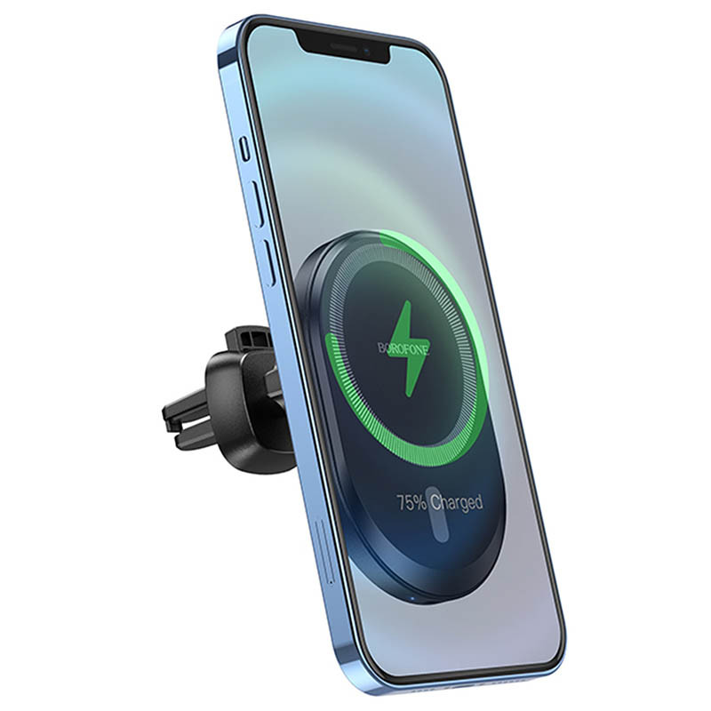 Автодержатель с БЗУ Borofone BH201 на картинке №3