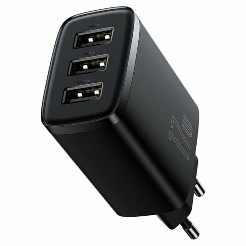 МЗП Baseus Compact 17W (3USB) (CCXJ02) дивитися фото №2