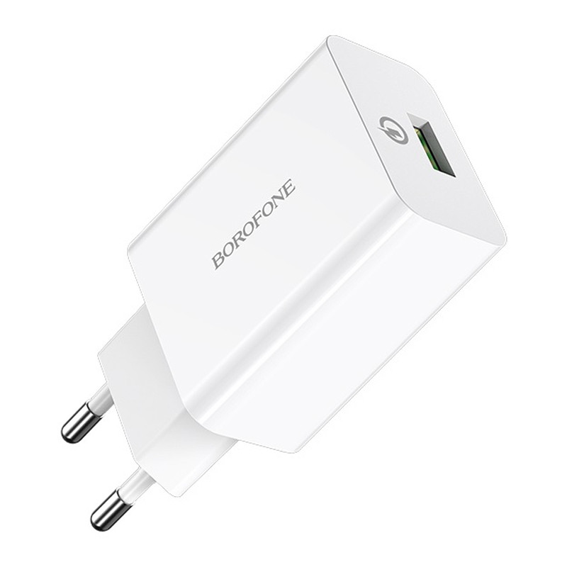 МЗП Borofone BA21A Long journey QC3.0 3A (1USB-A) на малюнкі №1
