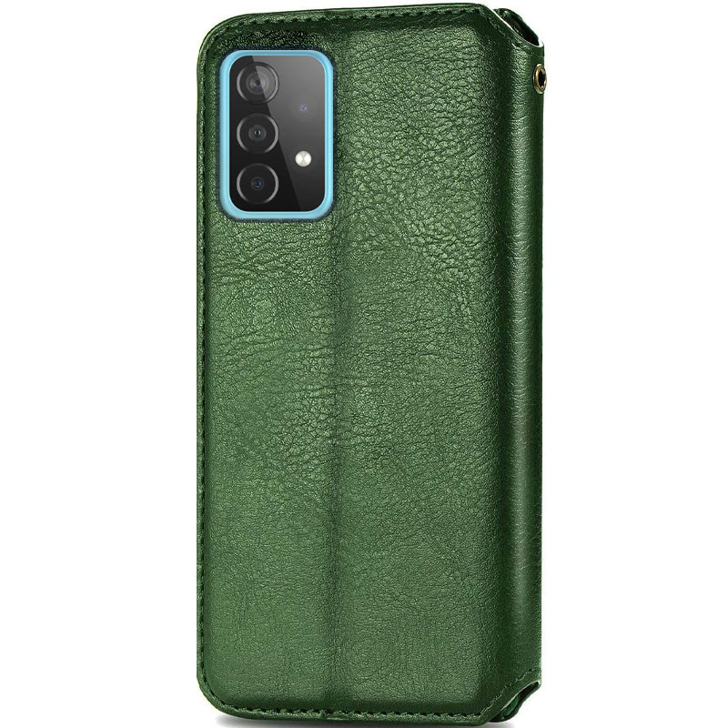 Кожаный чехол-книжка GETMAN Cubic (PU) для Samsung Galaxy A13 4G, Зеленый 1, Искусственная кожа, купить оптом с доставкой