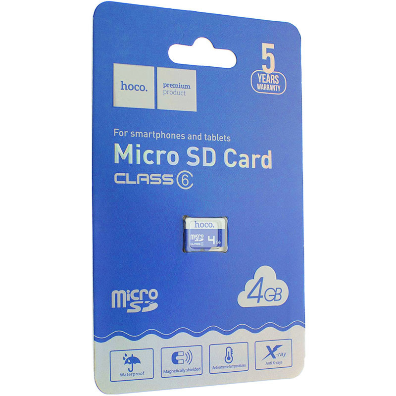 Карта памяті Hoco microSDHC Class 10 - 4GB (без адаптера) на малюнкі №2