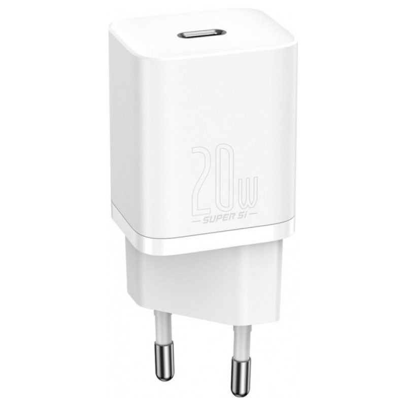 МЗП Baseus Super Si Quick Charger 20W (1USB-C) (CCSUP-B) на малюнкі №1