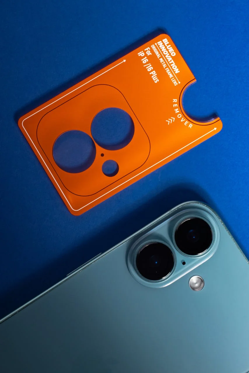Защитное стекло BlueO Metal на камеру для Apple iPhone 17 Pro / 17 Pro Max, Закаленное стекло, купить оптом с доставкой