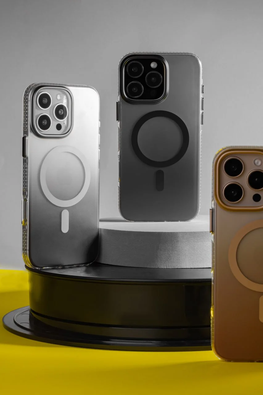 Чехол TPU+PC Shadow with Magnetic Fit для Apple iPhone 15 (6.1"), TPU+PC, купить оптом с доставкой