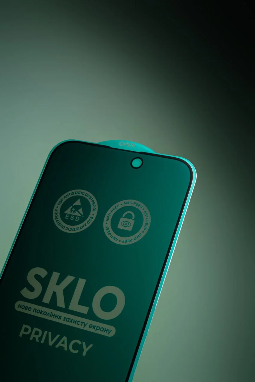 Защитное стекло SKLO 5D Privacy (тех.пак) для Apple iPhone 13 / 13 Pro / 14 / 16e / 17e (6.1"), Закаленное стекло, купить оптом с доставкой