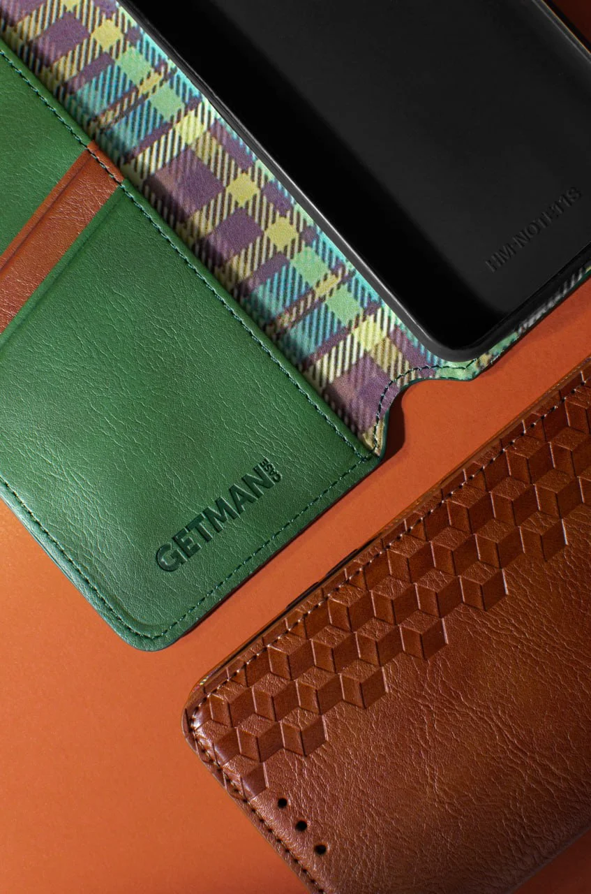 Кожаный чехол-книжка GETMAN Cubic (PU) для Xiaomi Redmi A7 Pro 4G / Poco C81, Искусственная кожа, купить оптом с доставкой