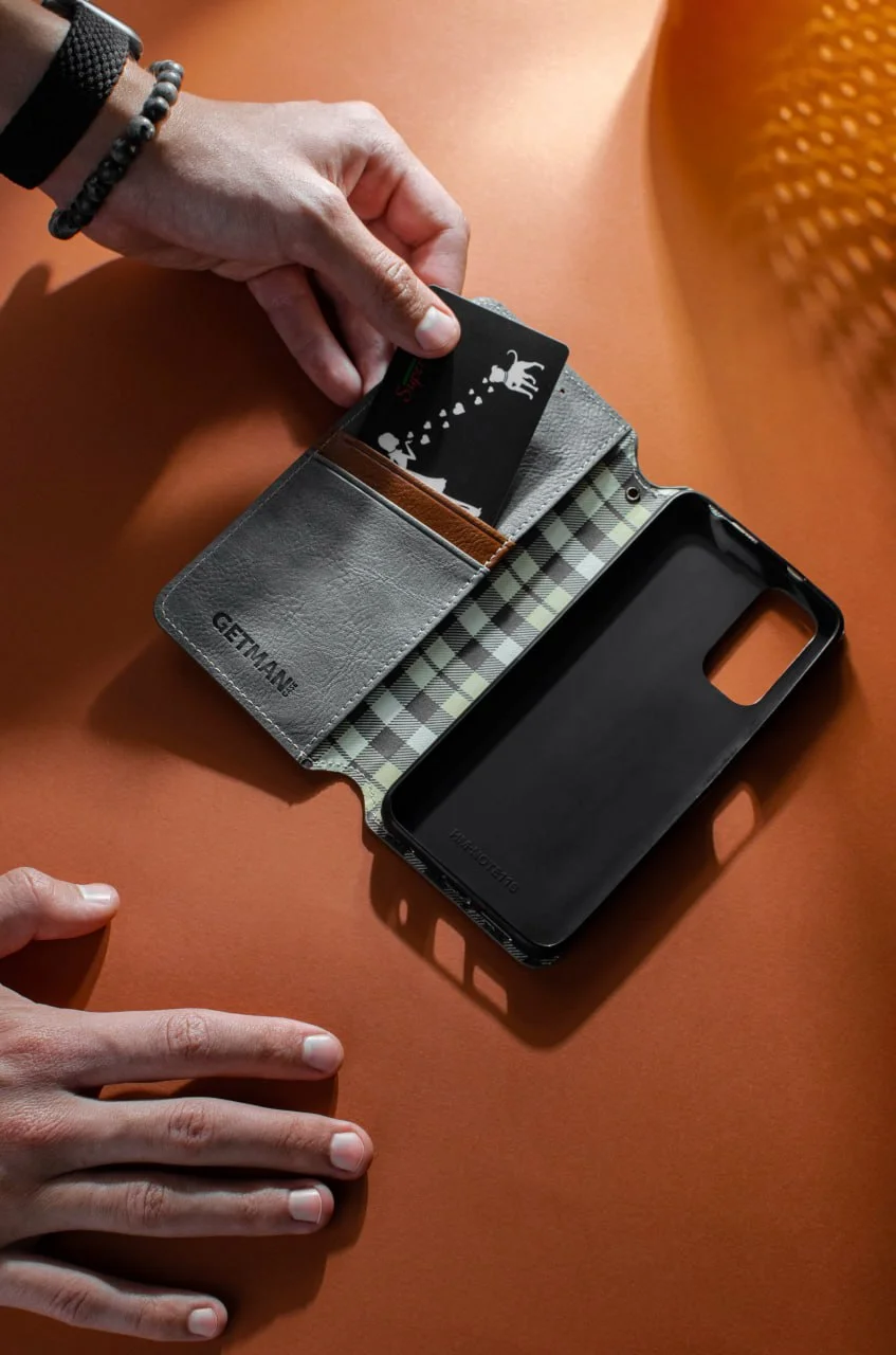 Кожаный чехол-книжка GETMAN Cubic (PU) для Xiaomi Redmi A7 Pro 4G / Poco C81, Искусственная кожа, купить оптом с доставкой