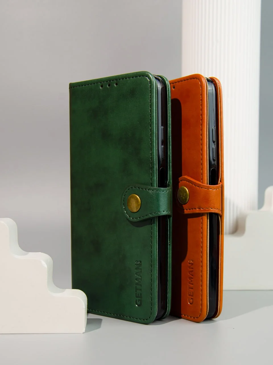 Кожаный чехол-книжка GETMAN Gallant (PU) для Xiaomi Redmi A7 Pro 4G / Poco C81, Искусственная кожа, купить оптом с доставкой