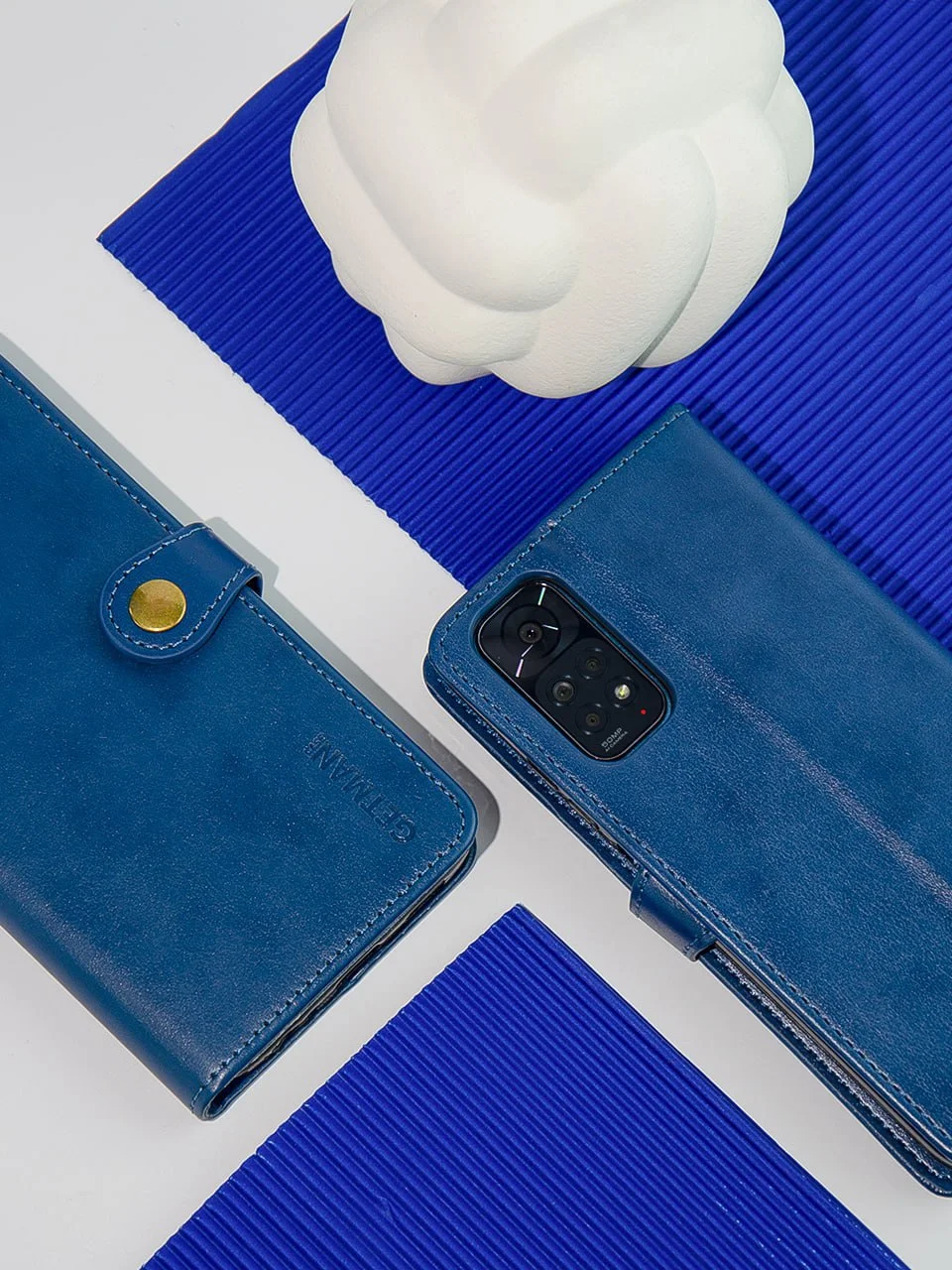 Кожаный чехол-книжка GETMAN Gallant (PU) для Xiaomi Redmi A7 Pro 4G / Poco C81, Искусственная кожа, купить оптом с доставкой