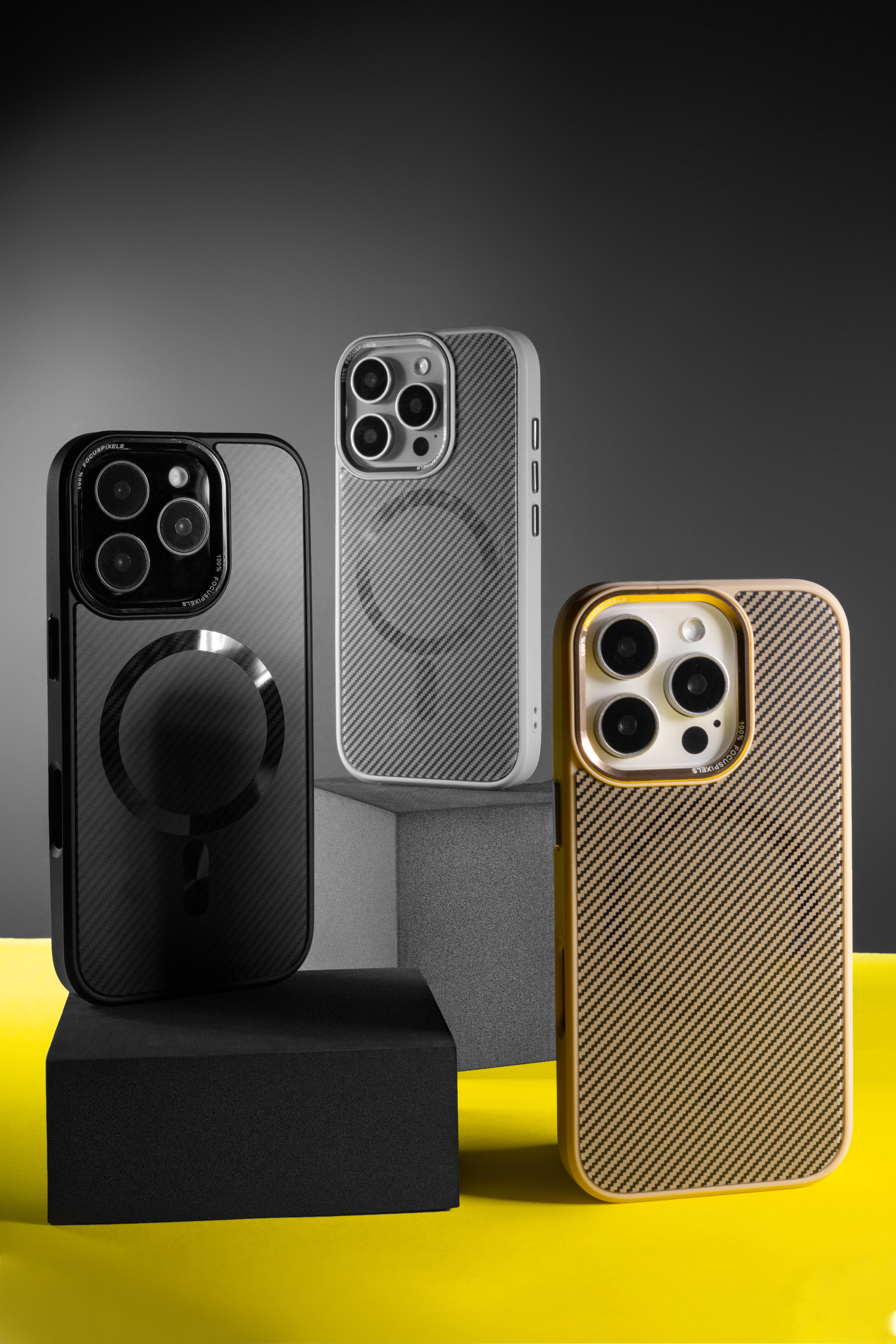 Чехол TPU+PC Carbon Mirage with MagSafe для Apple iPhone 15 Pro (6.1"), TPU+PC, купить оптом с доставкой