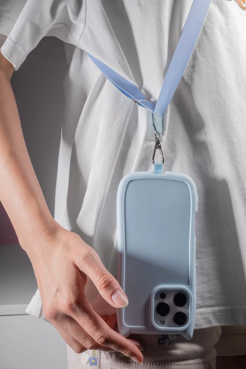 Чехол TPU GETMAN Cat with straps для Apple iPhone 16e / 17e (6.1"), TPU, купить оптом с доставкой
