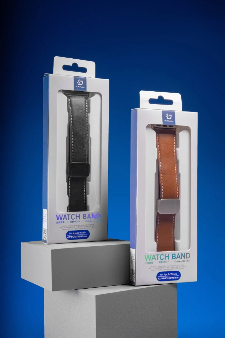 Ремешок Dux Ducis Genuine Leather для Apple Watch 38/40/41/42mm(ser.10), Кожа, купить оптом с доставкой