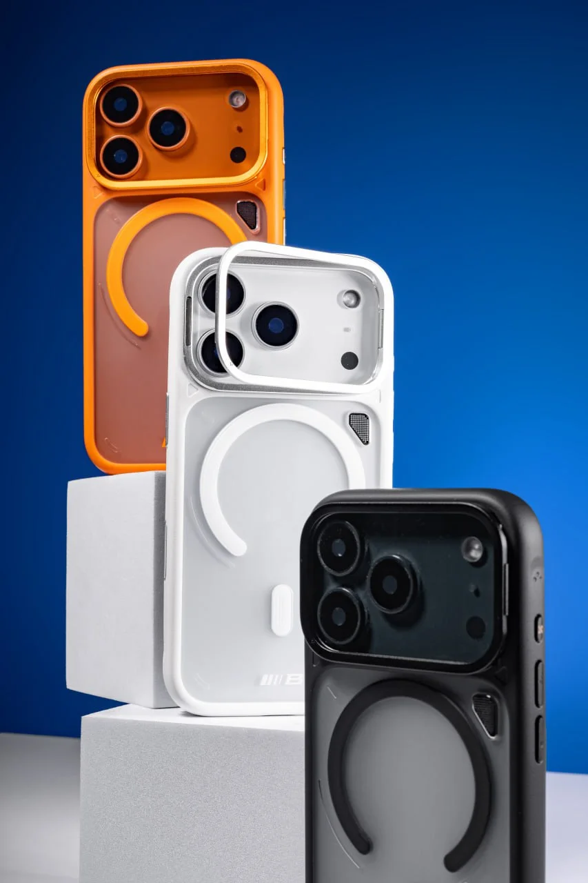 TPU+PC чехол Blueo Frosted Heat Dissipation Stand with MagSafe для Apple iPhone 17 Pro Max (6.9"), TPU+PC, купить оптом с доставкой