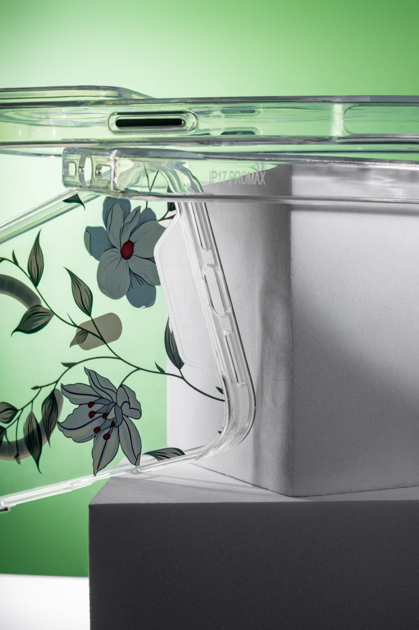 TPU+PC чехол Clear Garden with Magnetic Fit для Apple iPhone 16e / 17e (6.1"), TPU+PC, купить оптом с доставкой