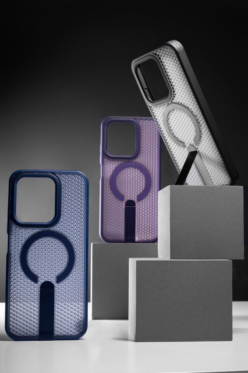 Чехол TPU Breeze with Magnetic Fit stand для Samsung Galaxy S26+, TPU+PC, купить оптом с доставкой