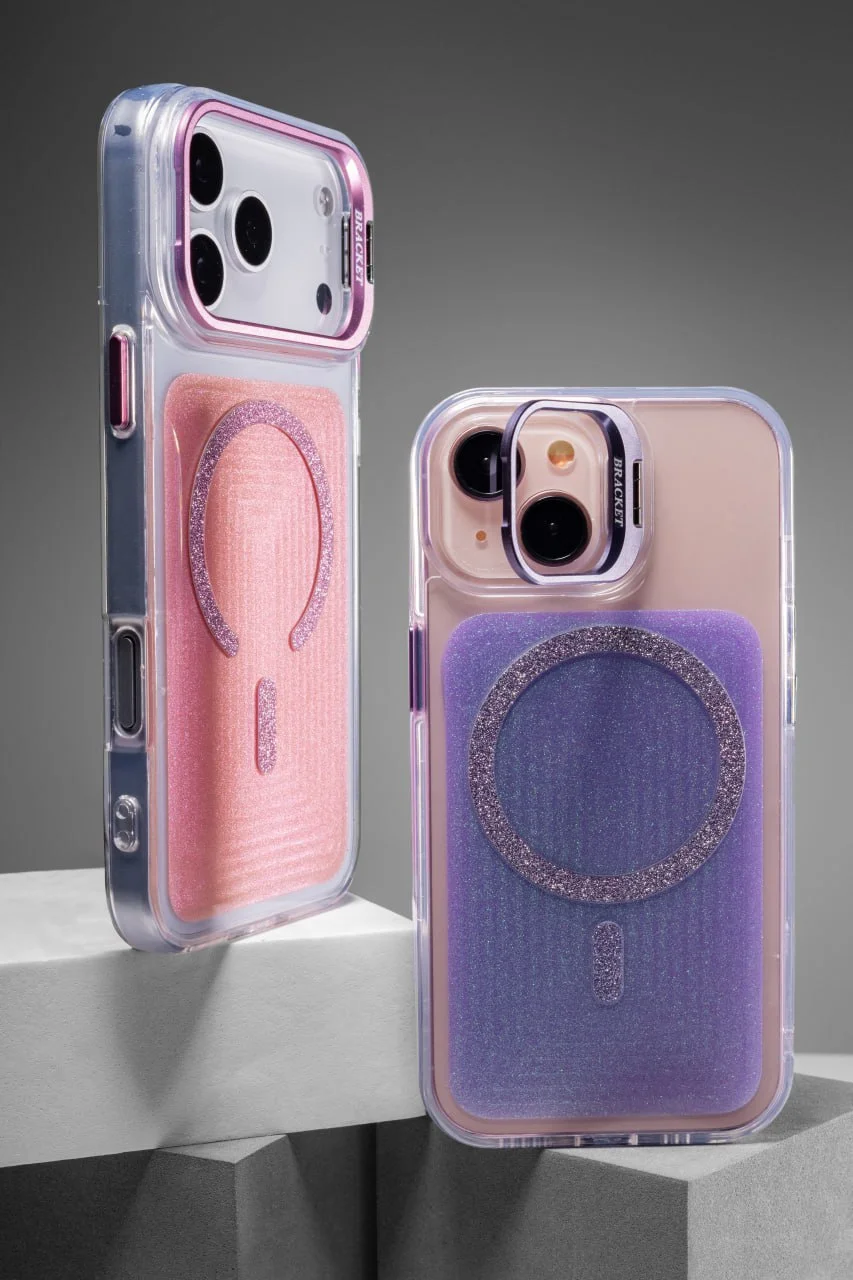 Чехол TPU+PC Jewel Sparkle with Magnetic Fit для Apple iPhone 15 (6.1"), TPU+PC, купить оптом с доставкой