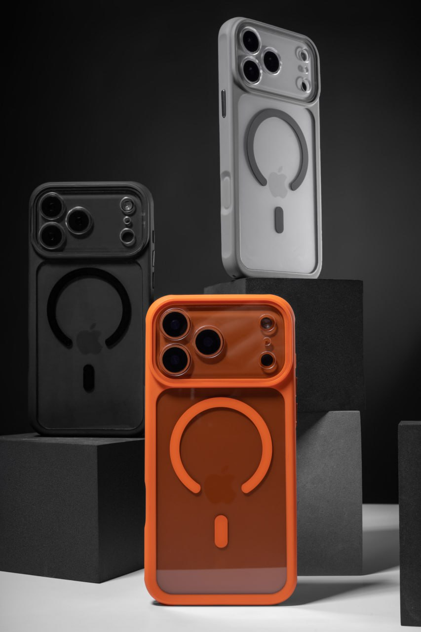 Чехол TPU+PC GETMAN Moon Clear with MagSafe для Apple iPhone 17 Air (6.5"), TPU+PC, купить оптом с доставкой