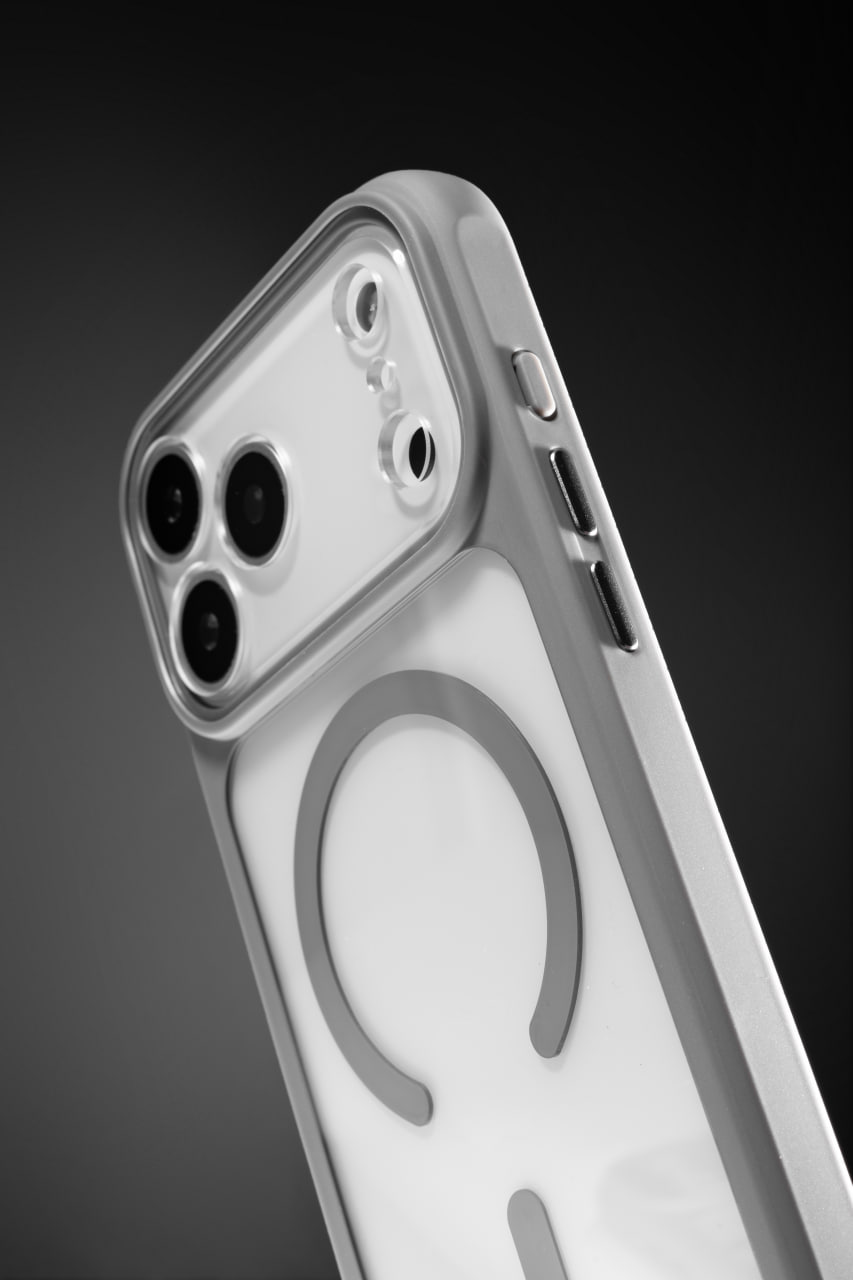 Чехол TPU+PC GETMAN Moon Clear with MagSafe для Apple iPhone 17 Air (6.5"), TPU+PC, купить оптом с доставкой