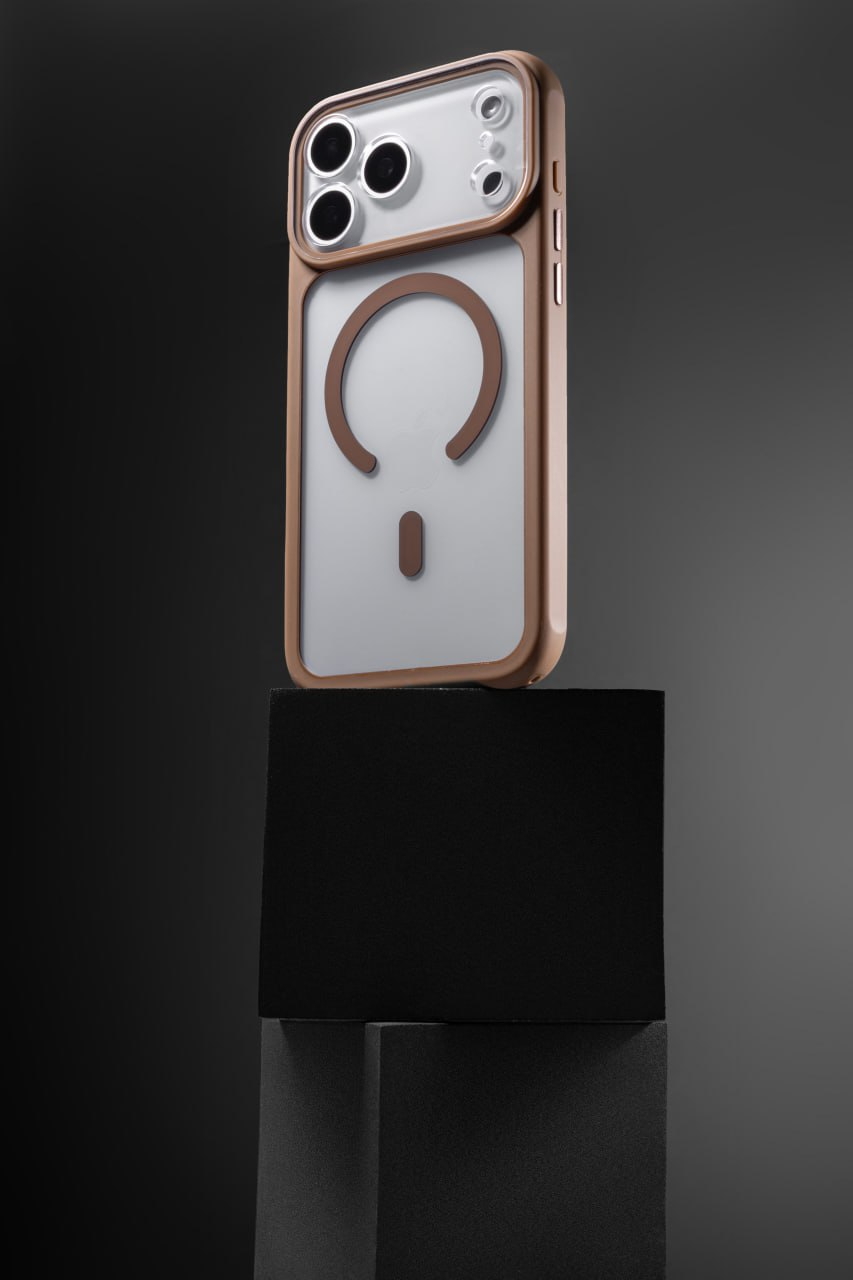 Чехол TPU+PC GETMAN Moon Clear with MagSafe для Apple iPhone 17 Air (6.5"), TPU+PC, купить оптом с доставкой
