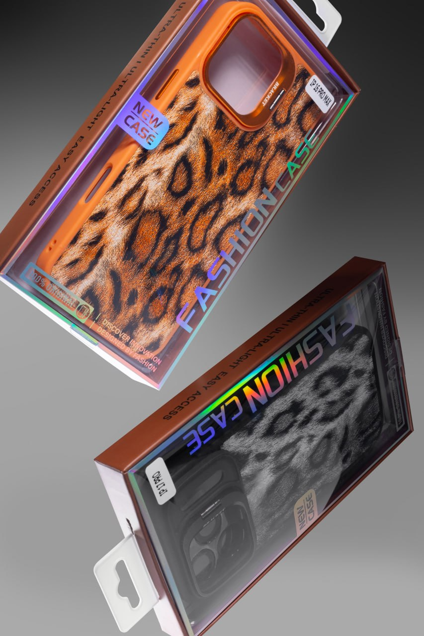 Чехол TPU+PC Wild Leopard with Magnetic Fit and Lens для Apple iPhone 15 Pro Max (6.7"), TPU+PC, купить оптом с доставкой
