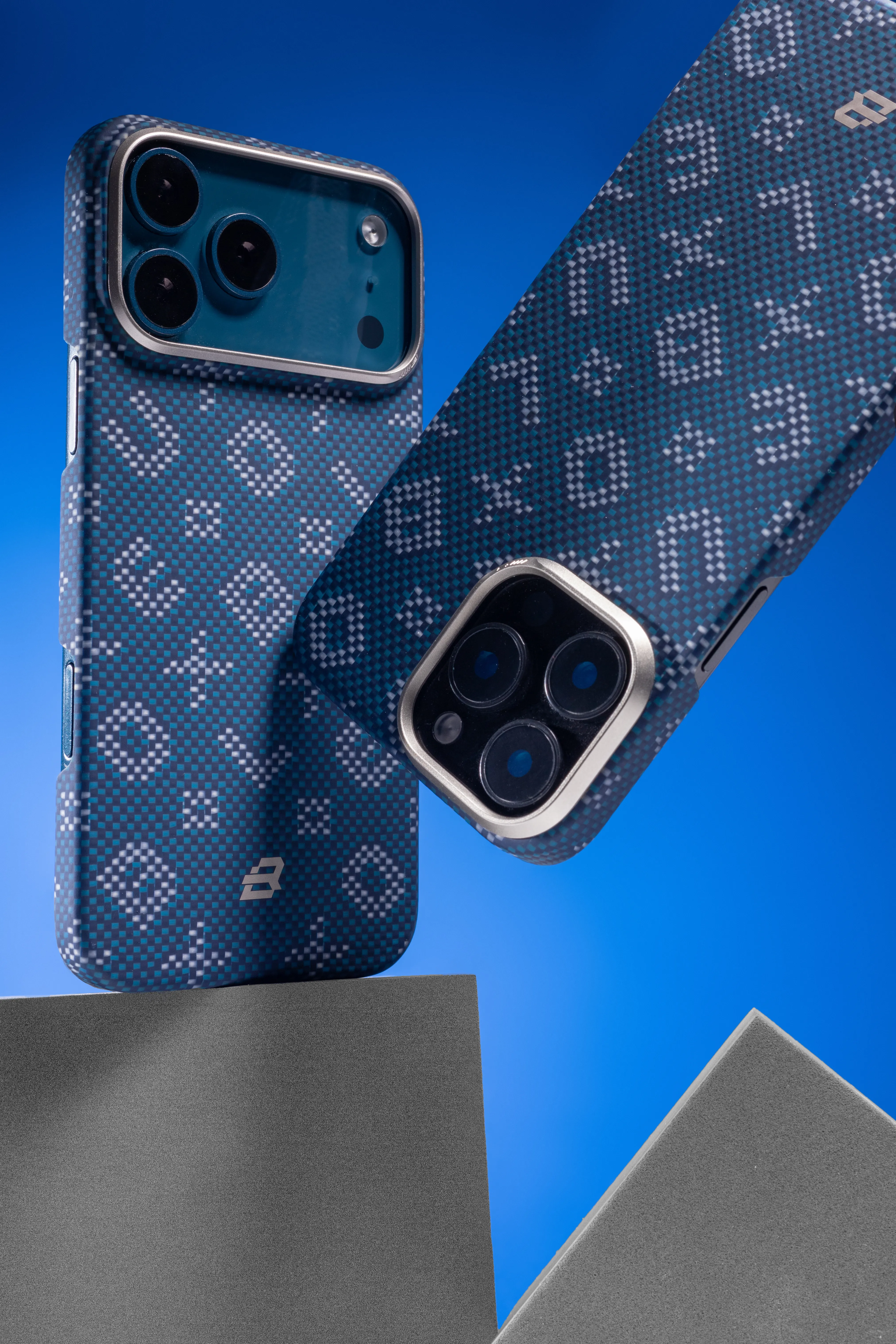 TPU+PC чехол Blueo Gilded Tactile Woven with Magnetic Fit для Apple iPhone 15 Pro Max (6.7"), TPU+PC, купить оптом с доставкой