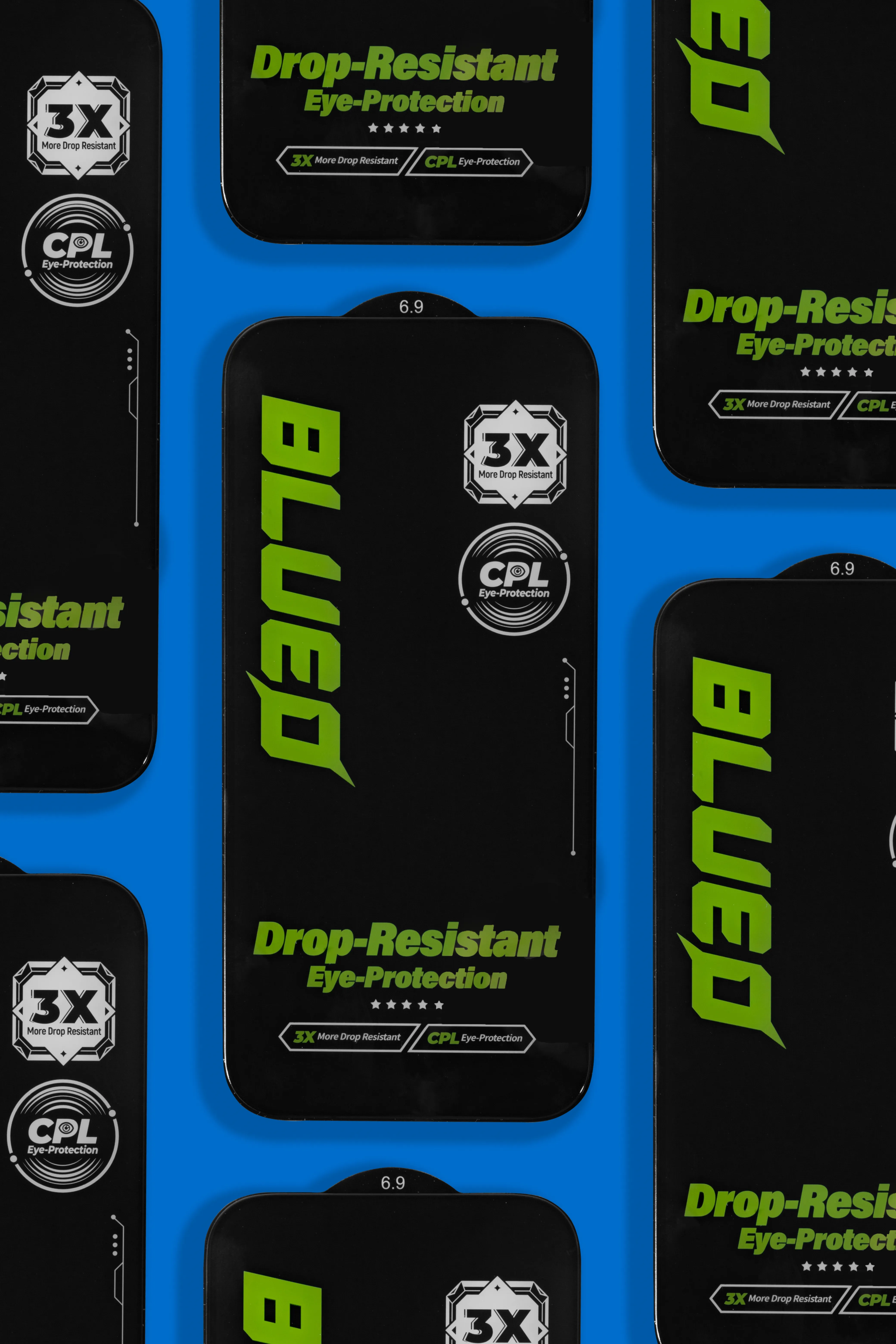 Защитное 2.5D стекло Blueo Drop-Resistant (35+ KG) для Apple iPhone 17 / 17 Pro / 16 Pro (6.3"), Закаленное стекло, купить оптом с доставкой